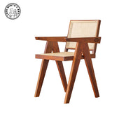 French Rattan Arm Chair