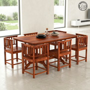 Aharoni Sheesham Wood 6 Seater Dining Set