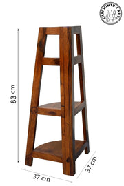 Fronx 3 Tier solid wood Bookshelf