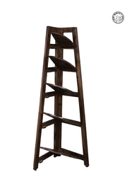 Valley Solid Wood Corner Book Shelf