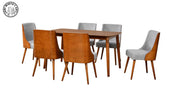 Zonal Solid Wood Dining Table Set