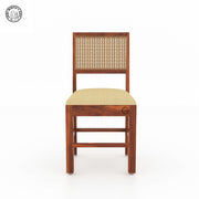 Novan Sheesham Wood 4 Seater Dining table With Bench