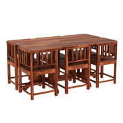 Aharoni Sheesham Wood 6 Seater Dining Set