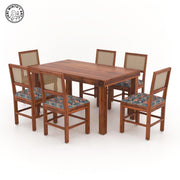Novel Sheesham Wood 6 Seater Dining Set