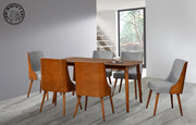 Zonal Solid Wood Dining Table Set