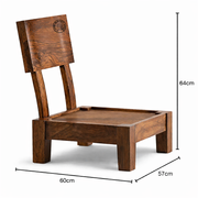 Alef solid wood One Seater Sofa