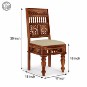Ghirli Sheesham Wood 6 Seater Dining Set