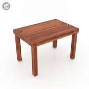 Novan Sheesham Wood 4 Seater Dining table With Bench