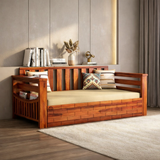 Delha Solid Wood Sofa Cum Bed