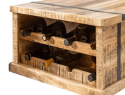 Hexan Solid Wood Wine Trunk