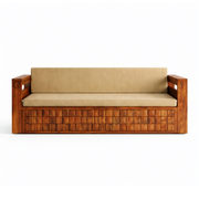 Martin 3 Seater Solid Wood Sofa