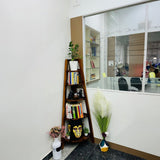 Valley Solid Wood Corner Book Shelf