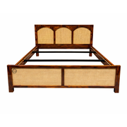 Kairo Solid Wood Cane Bed