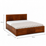 Stello Sheesham Wood Bed