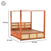Royale Solid Wood bed