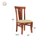 Coral 2 Seater solid wood dining set