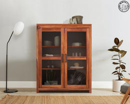 Zark Sheesham Wood Bookshelf