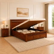 Nuraan Sheesham Wood Bed