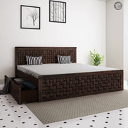 Evaline Solid Wood Bed