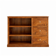 Fidel Solid Wood Bookshelf