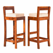 Bistro Solid wood Bar chair (set of 2 chair)