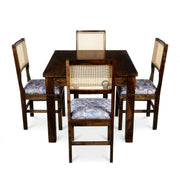 Samayra 4 seater dining table set