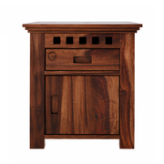 Anvay solid wood Bedside Table