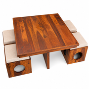 Rhonex Coffee Table with Stool