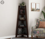 Valley Solid Wood Corner Book Shelf