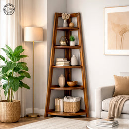 Fronex solid wood Ladder Bookshelf