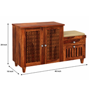 Inkin Solid Wood Shoe Rack