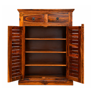 Canrey Solid Wood Shoe Rack