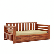 Delha Solid Wood Sofa Cum Bed