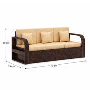 Scott Solid Wood Sofa