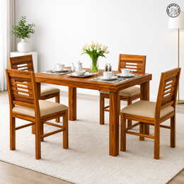 Rejon Solid Wood Dining Table