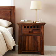 Anvay solid wood Bedside Table