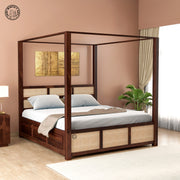 Rivah Solid Wood King Size Bed