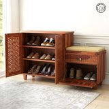 Inkin Solid Wood Shoe Rack