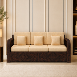 Scott Solid Wood Sofa
