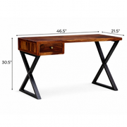 Walkn Study Table with Metal Legs