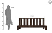 Maya Solid Wood king Bed