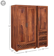 Adelia Three Door Multi Utility Wardrobe