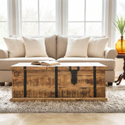 Hexan Solid Wood Wine Trunk