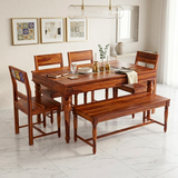 Haneaw Sheesham Wood 6 Seater Dining Set