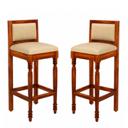 Retro Solid wood Bar chair (set of 2 chair)