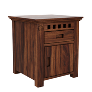 Anvay solid wood Bedside Table