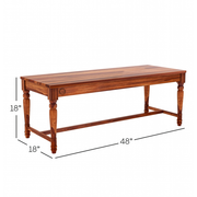 Haneaw Sheesham Wood 6 Seater Dining Set