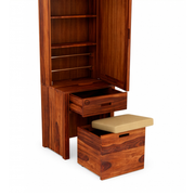 Felner Dressing Table With Storage Stool