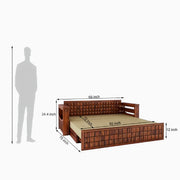 Nest Solid Wood Sofa Cum Bed