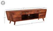 Woodio Solid wood TV unit